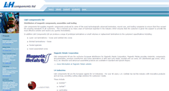 Desktop Screenshot of lhcomponents.co.uk